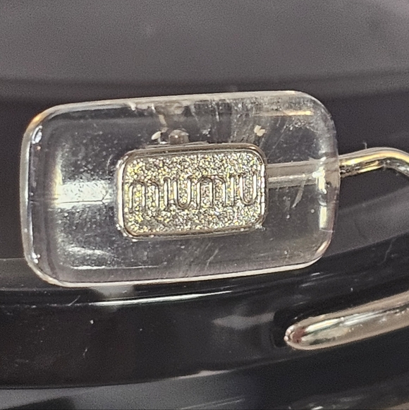 🕶️Miu Miu NWOT SMU 05V Black Havana Aviator Sunglasses 53mm Italy ✨ - Picture 12 of 13